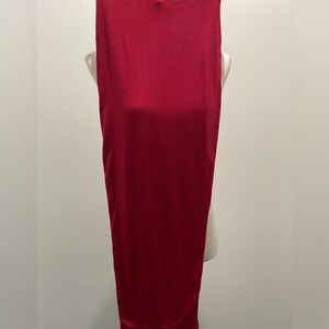 Naked Wardrobe Burgundy Dress